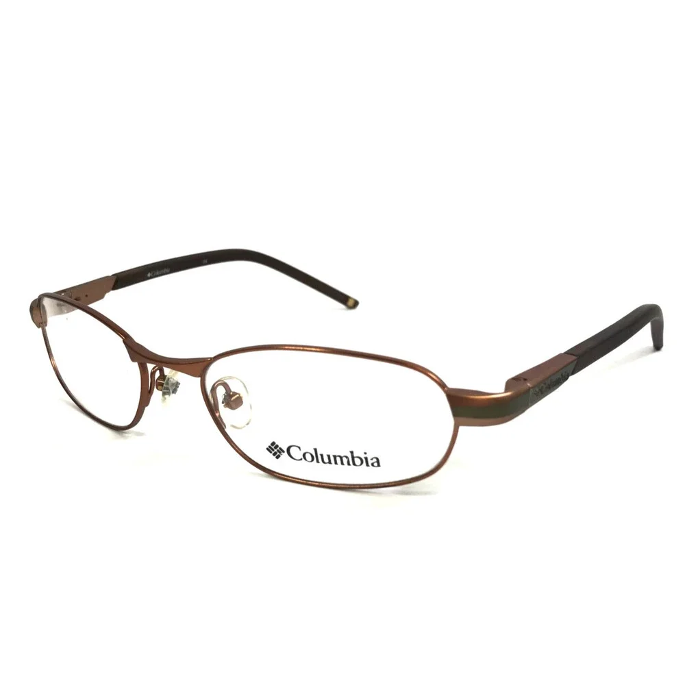Columbia Eyeglasses Frames SILVER FALLS 101 C02 Shiny Brown Mossy Bank 52-17-140